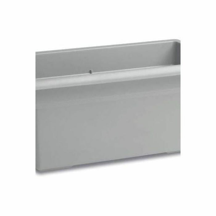 Ghiveci Mediterraneo Dreptunghiular Gri Plastic 80 cm