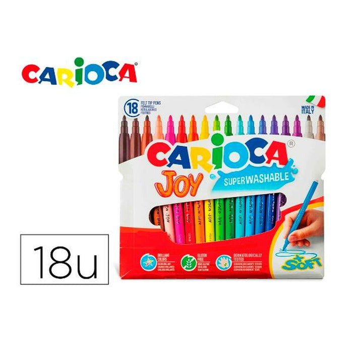 Set de Carioci Carioca 40555 Multicolor (18 Piese)