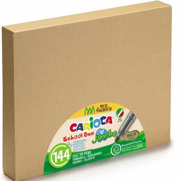 Set de Carioci Carioca Schoolbox Multicolor (4 Unități)