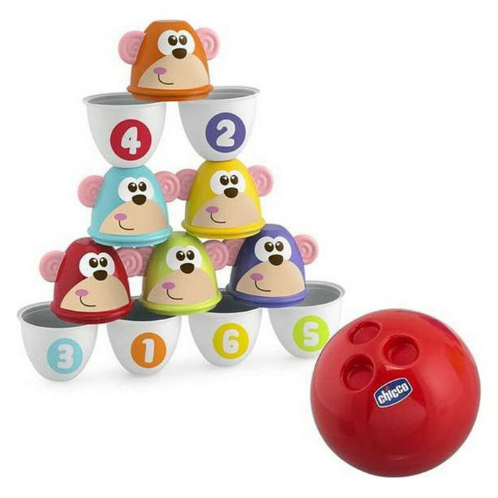 Joc de Popice Monkey Strike Chicco (7 pcs)