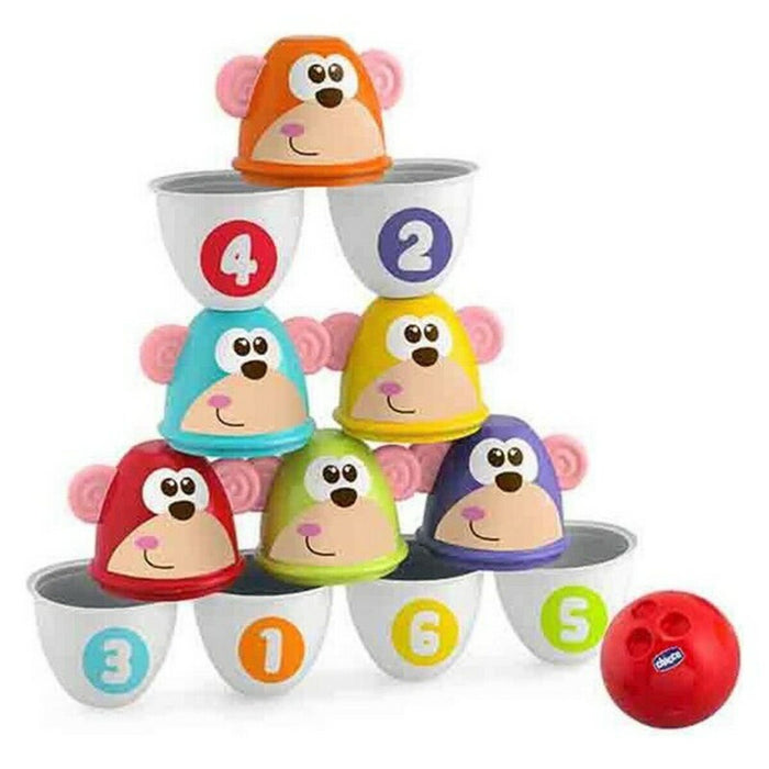 Joc de Popice Monkey Strike Chicco (7 pcs)