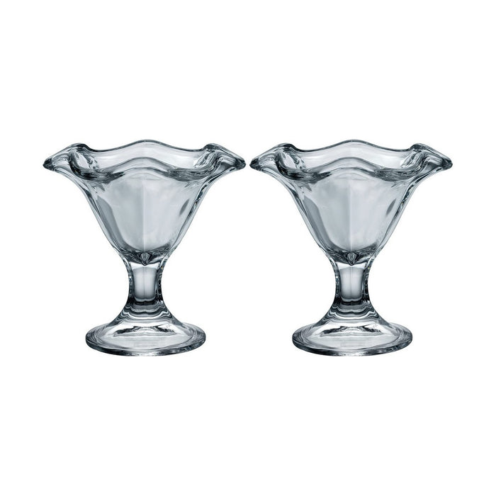 Pahar de îngheţată și milk shake Bormioli Rocco Primavera 2 Unități Transparent Sticlă (240 ml)