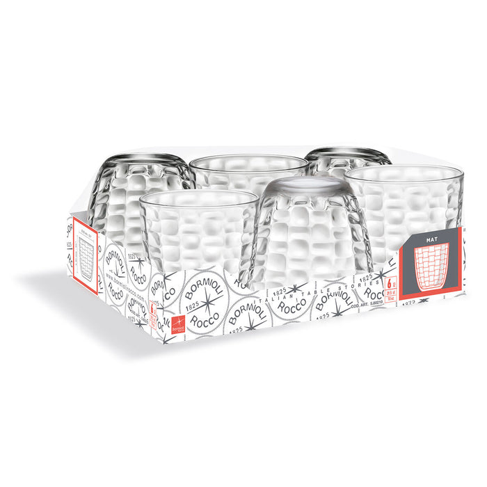 Set de pahare Bormioli Rocco Mat 6 Unități Transparent Sticlă 290 ml