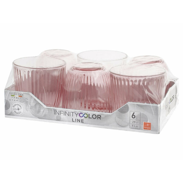Set de pahare Bormioli Rocco Line Liliachiu 6 Unități Sticlă (290 ml)