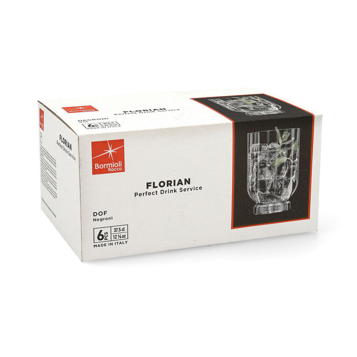 Set de pahare Bormioli Rocco Florian Transparent 6 Unități Sticlă 375 ml