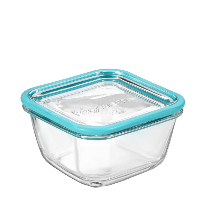 Cutie pătrată pentru prânz cu capac Bormioli Rocco Frigoverre Future Transparent 773 ml Sticlă (12 Unități)