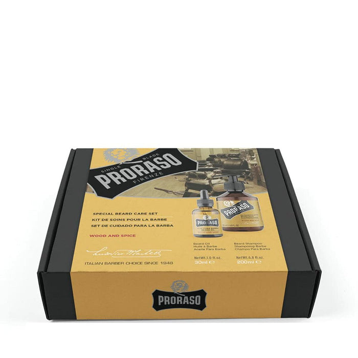 Set pentru Îngrijirea Bărbii Proraso Wood & Spice 2 Piese