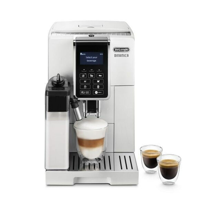 Aparat de cafea superautomat DeLonghi Dinamica ECAM350.55.W Alb Oțel 1450 W 15 bar 300 g 1,8 L