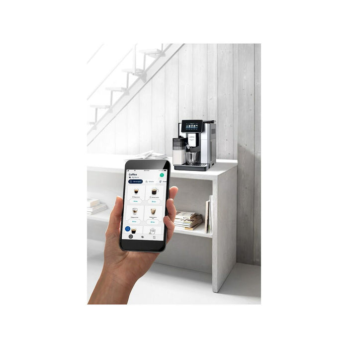 Aparat de cafea superautomat DeLonghi PrimaDonna ECAM 610.55.SB metalic 1450 W 19 bar 2,2 L