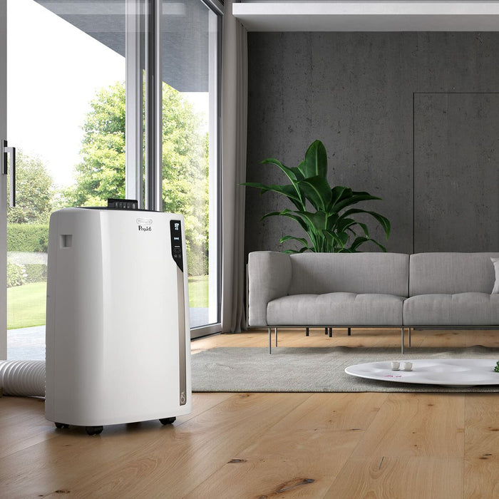 Aer Condiționat Portabil DeLonghi PAC EL98 ECOREALFEEL 10700 BTU/h Alb Bej