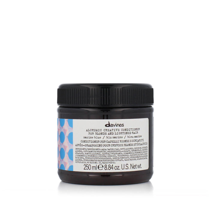 Balsam pentru Păr Blond sau Cărunt Davines Alchemic Marine Blue 250 ml