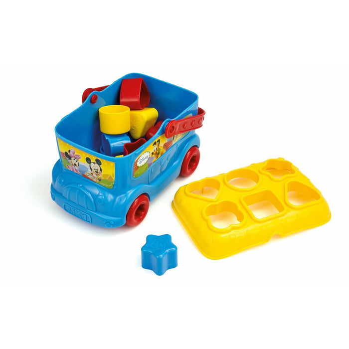 Jucărie interactivă pentru bebeluși Clementoni The Mickey Mouse Bus 9 Piese