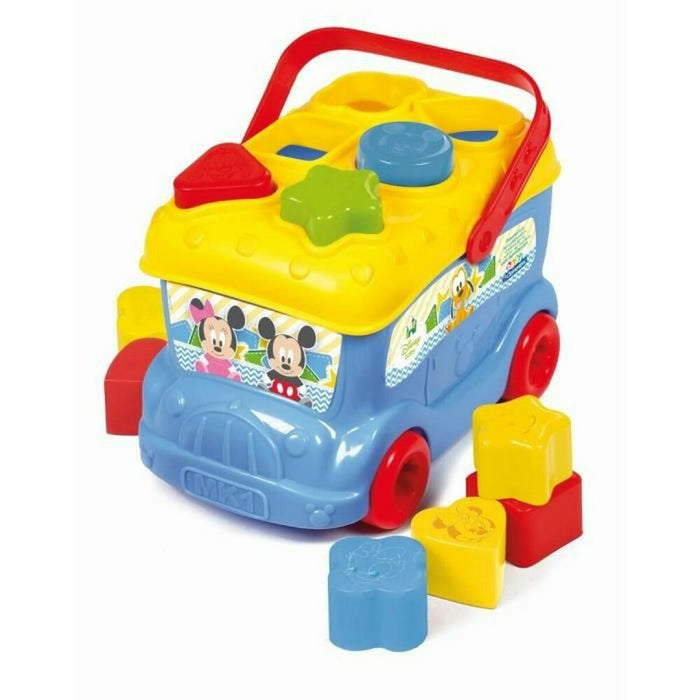 Jucărie interactivă pentru bebeluși Clementoni The Mickey Mouse Bus 9 Piese