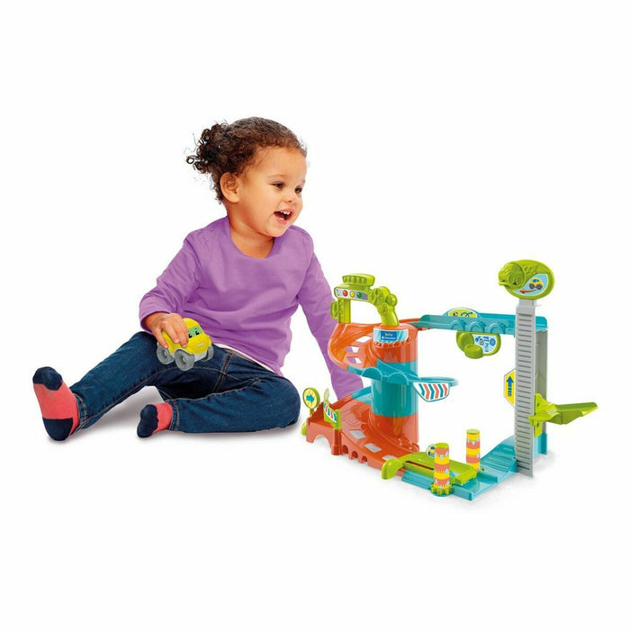 Garaj Parking cu Vehicule Fun Garage Baby Track Clementoni FUN GARAGE - BABY TRACK