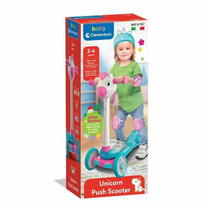 Trotinetă Clementoni Unicorn Push Scooter