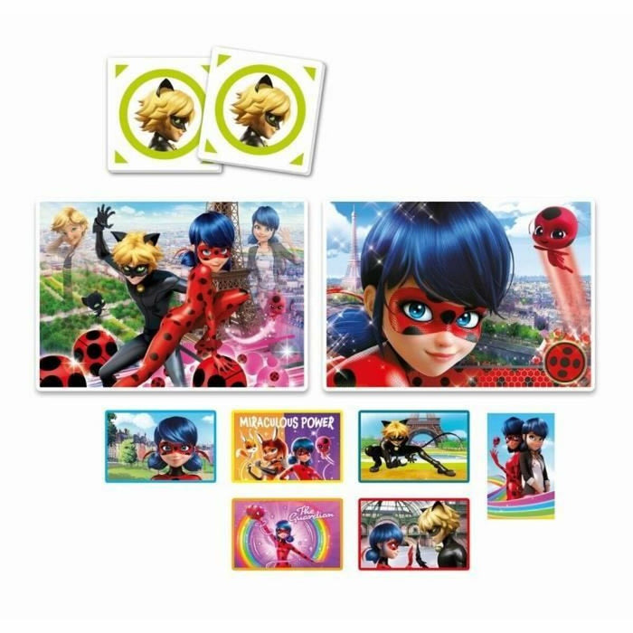 Set de 4 Puzzle-uri Miraculous: Tales of Ladybug & Cat Noir Clementoni Edukit