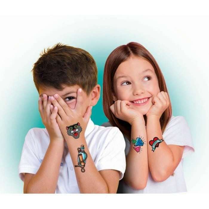 Set pentru Lucru Manual Clementoni 17 Temporary Mystery Tattoos