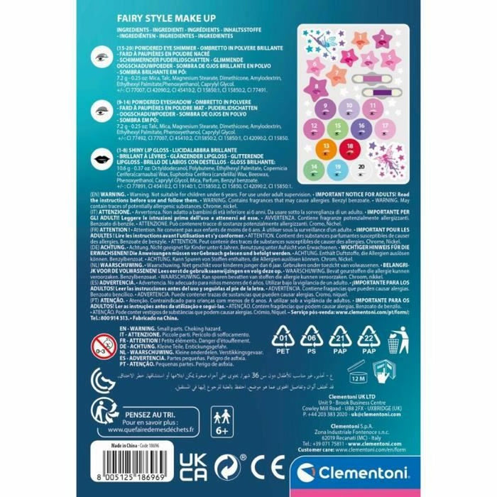 Set de Machiaj pentru Copii Clementoni Crazy Chic