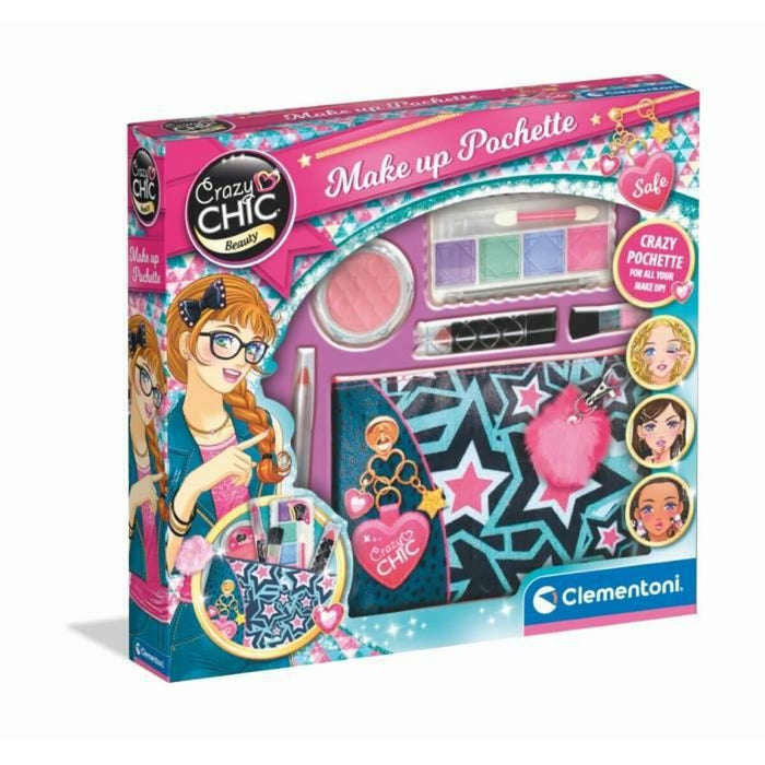 Set de Machiaj pentru Copii Clementoni Crazy Chic Multicolor