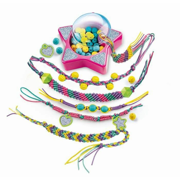 Kit de Creare Brățări Clementoni Friendship bracelet creation box Plastic