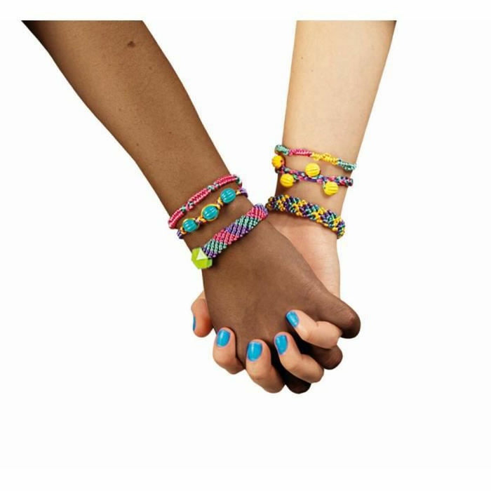 Kit de Creare Brățări Clementoni Friendship bracelet creation box Plastic