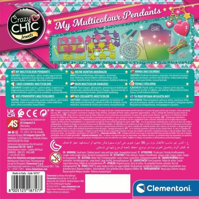 Kit de Bijuterii Clementoni Crazy Chic Mărgele