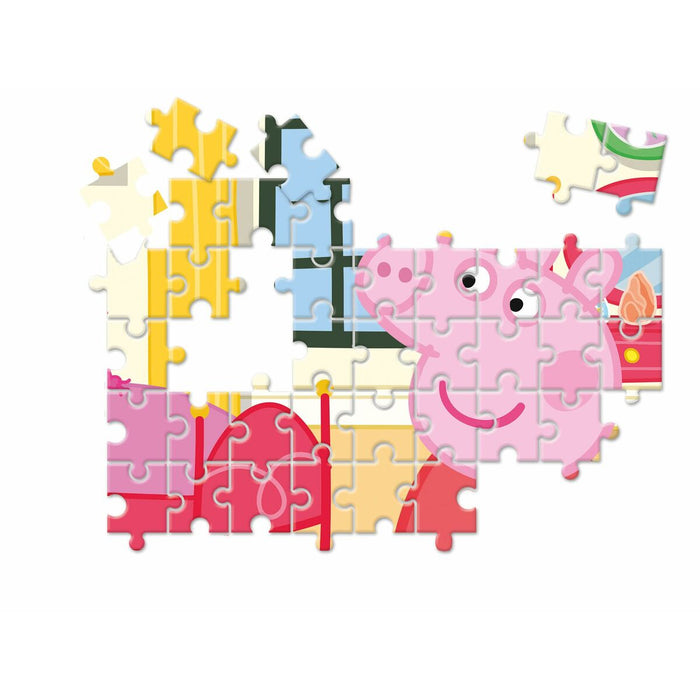 Set de 10 Puzzle-uri Peppa Pig Clementoni SuperColor 220 Piese