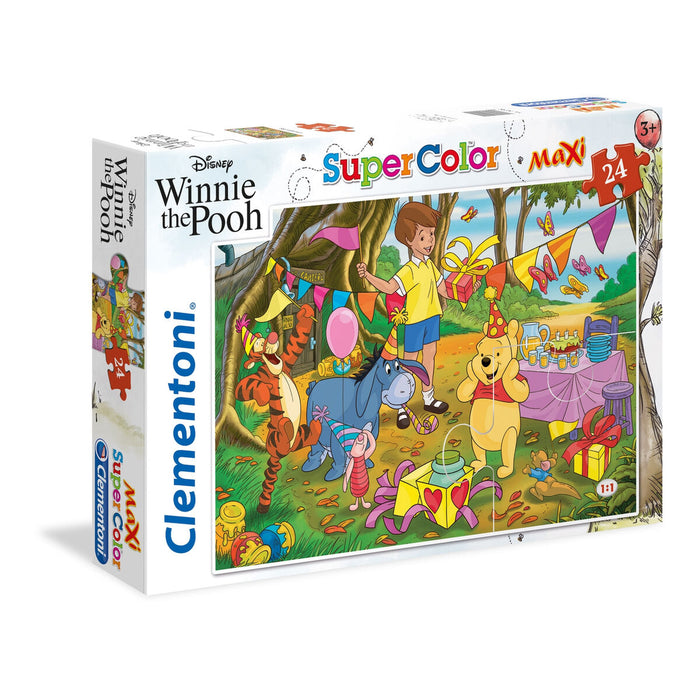 Puzzle Winnie The Pooh Clementoni 24201 SuperColor Maxi 24 Piese