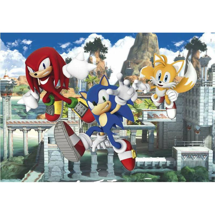 Puzzle Sonic 48 Piese 3 în 1 Infantil