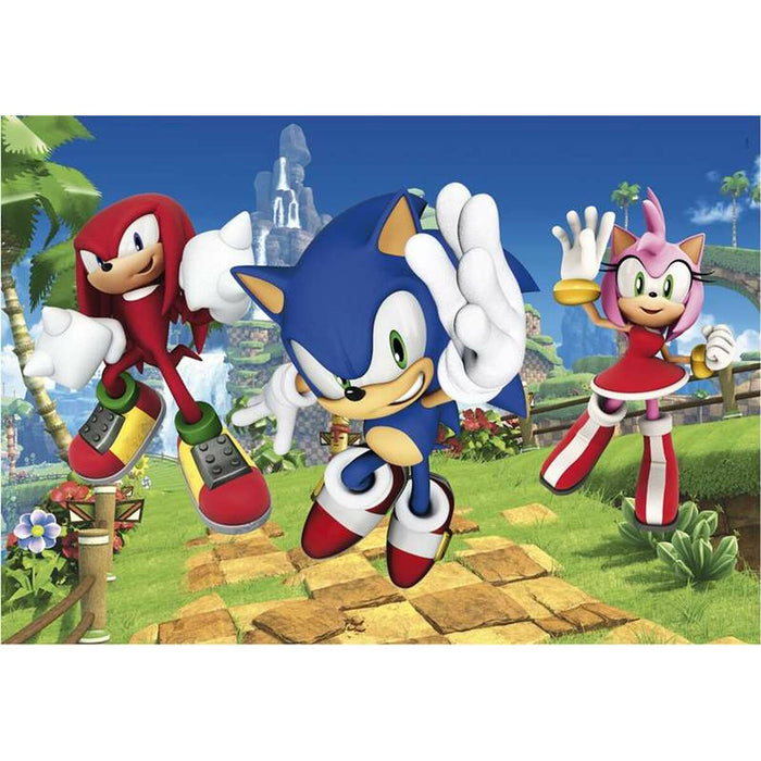 Puzzle Sonic 48 Piese 3 în 1 Infantil