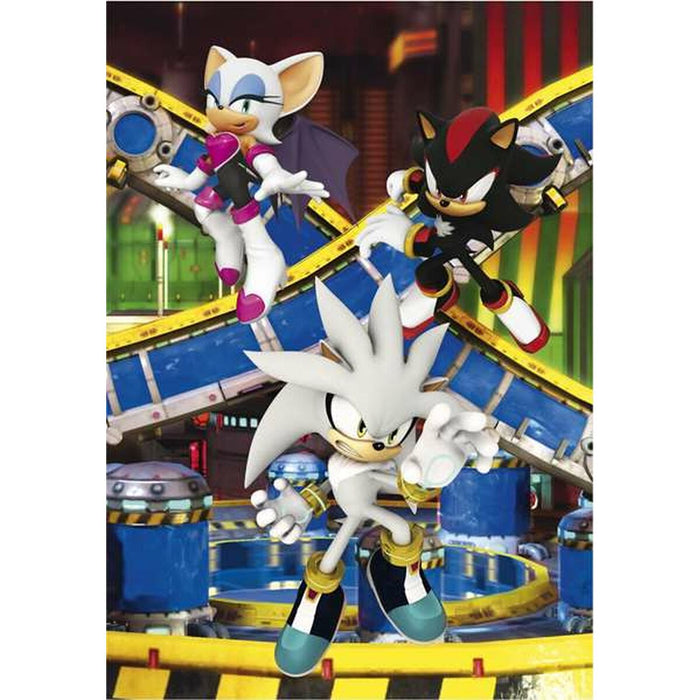 Puzzle Sonic 48 Piese 3 în 1 Infantil