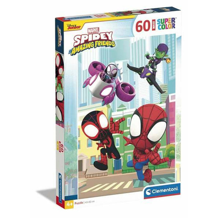 Puzzle pentru Copii Spidey His Amazing Friends 60 Piese Maxi