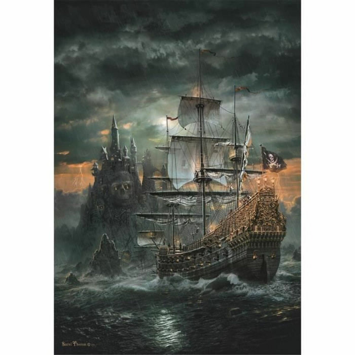 Puzzle Clementoni Bateau de pirate 1500 Piese