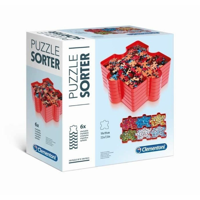 Puzzle Clementoni Sorter 1000 Piese Roșu (6 uds)