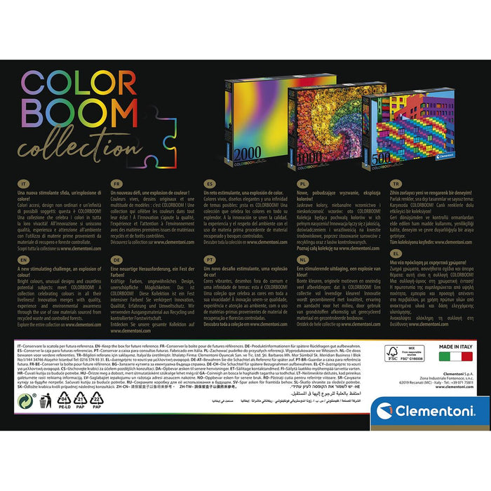Puzzle Clementoni 39650 Colorbloom Collection: Marvelous Marbles 1000 Piese