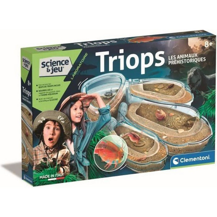 Joc de știință Clementoni Triops Les animaux préhistoriques FR