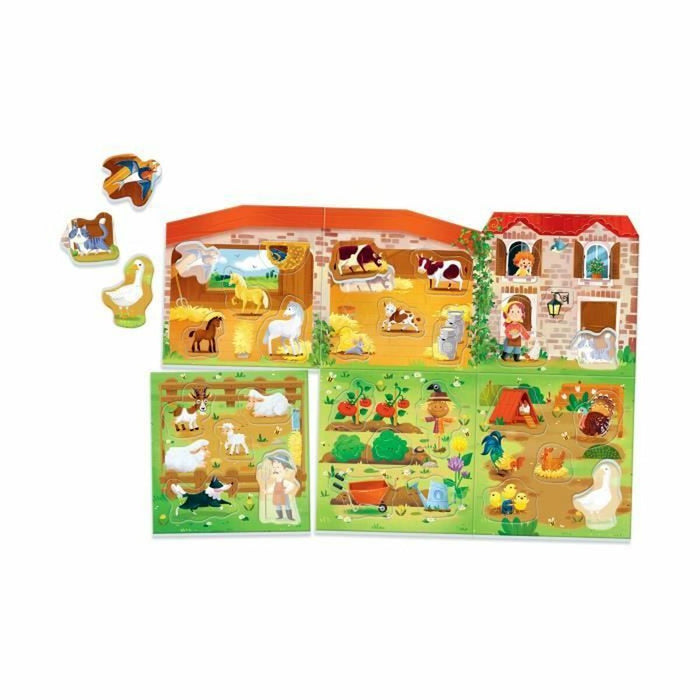 Joc Educativ Clementoni Mon Puzzle de la Ferme (FR) Multicolor (30 Piese)