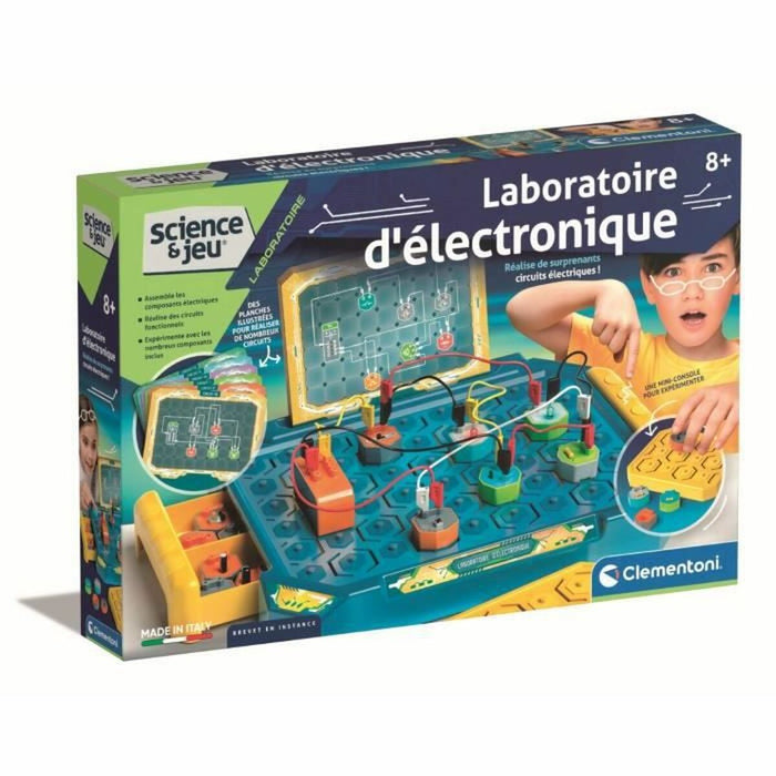 Joc de știință Clementoni Laboratoire d'électronique FR