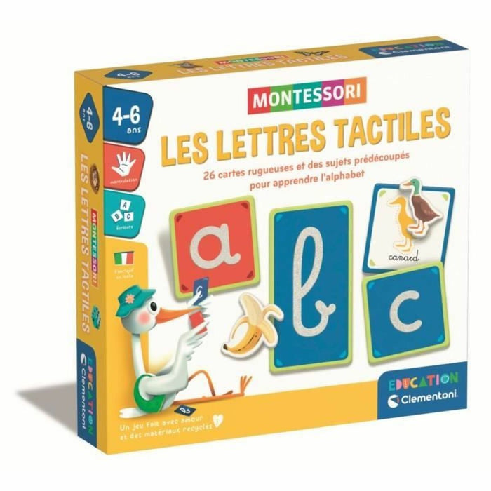 Joc Educativ Clementoni Les lettres tactiles (FR)
