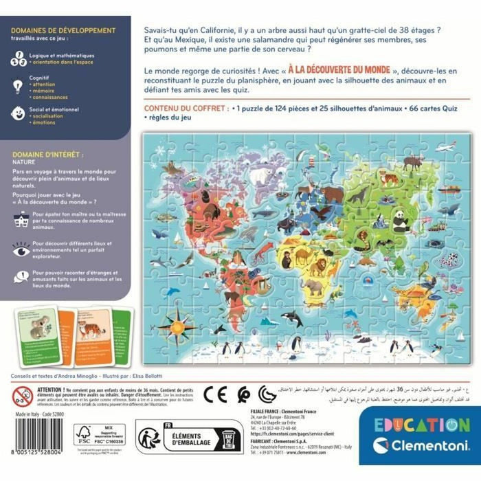 Joc Educativ Clementoni À la découverte du monde (FR)