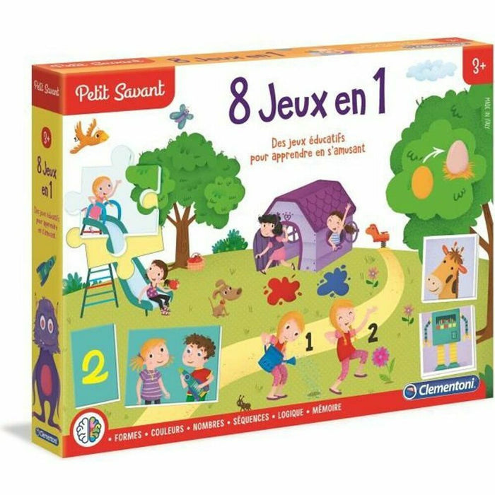 Joc Educativ Clementoni 8 games in 1 Multicolor Multi