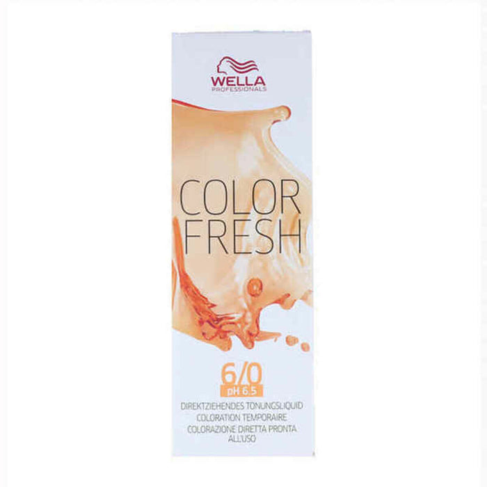 Vopsea Temporară Color Fresh Wella Color Fresh Nº 6.0 (75 ml)