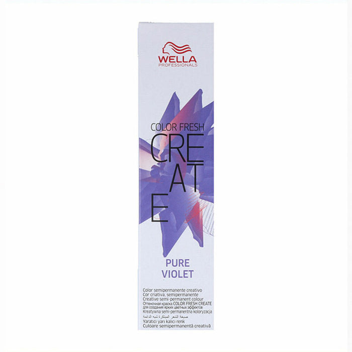 Pusiau laikinas dažas Wella Fresh Create Pure Violet (60 ml)