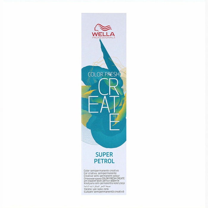 Vopsea Permanentă Wella Color Fresh Create Super Petrol Turquoise (60 ml)