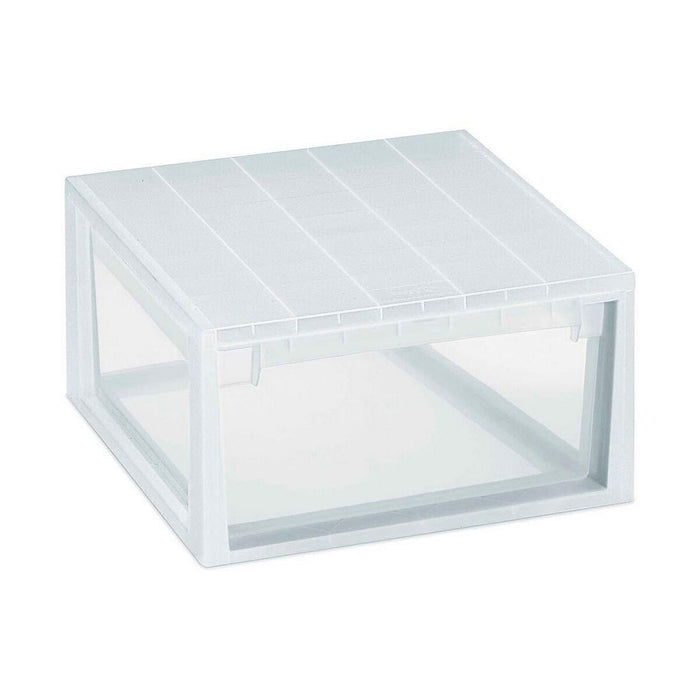 Dulap cu Sertare Terry LightDrawer L Multi-utilizare Alb Transparent polipropilenă Plastic 39,6 x 39 x 21,3 cm