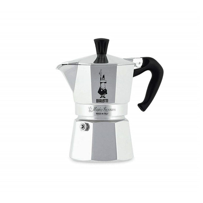 Cafetieră Italiană Bialetti Moka Express Argintiu Aluminiu Metal 60 ml 1 Ceașcă