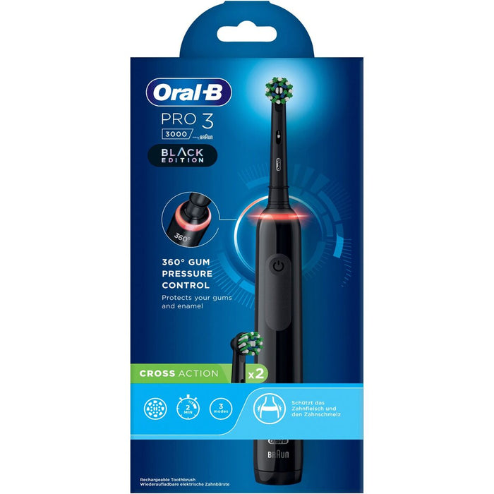 Perie de Dinți Electrică Oral-B Pro 3 3000 Negru