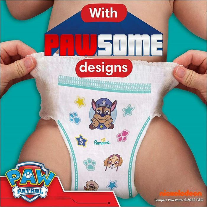 Scutece de unică folosință Pampers Paw Patrol 9-15 kg 4 (72 Unități)