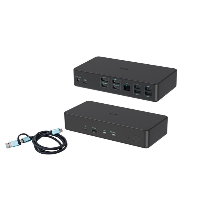 Dockstation i-Tec CADUAL4KDOCKPD2 Negru