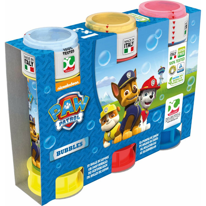 Set de sticluțe de făcut baloane de săpun The Paw Patrol 3 Piese 60 ml